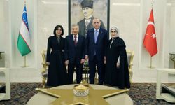 Cumhurbaşkanı Erdoğan, Özbekistan Cumhurbaşkanı Mirziyoyev'i resmi törenle karşıladı