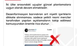 DMM'den Türkiye ve Irak arasındaki tüm uçuşların durdurulduğu iddialarına yalanlama