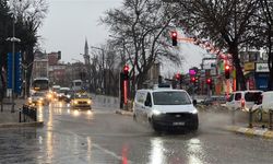 Edirne'de sağanak etkili oluyor