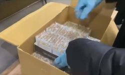 İzmir'de yarım milyon dal makaron ele geçirildi; 2 gözaltı