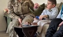 Jandarmadan bedensel engelli Doğanay'a doğum günü sürprizi