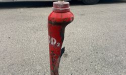 Kamyon kasasında patlayan yangın tüpü, otobüsün üzerine düştü