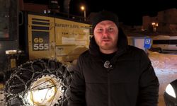 Kar ve tipide mahsur kalan TIR şoförü kurtarıldı