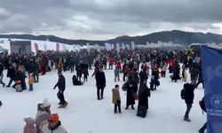 Keltepe Kayak Merkezi'nde hafta sonu yoğunluğu