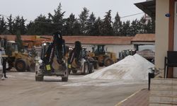 Kilis'te kar yağışı etkisini gösterdi