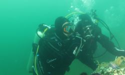 Kocaeli Büyükşehir Belediye Başkanı Büyükakın, Gebze Eskihisar'da dalış yaptı