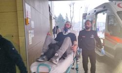 Kontrolden çıkan otomobil önce kaldırıma ardından ağaca çarptı: 2 yaralı