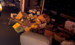 Minibüs ile otomobil otoyolda çarpıştı: 1 ölü, 3 yaralı