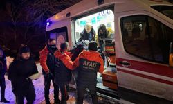 Nefes darlığı çeken hasta, AFAD'a ait amfibi araçla kurtarıldı