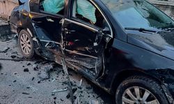 Ordu'da iki otomobil çarpıştı; 2 yaralı