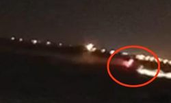 Otomobilin takla attığı kaza kamerada; 3 yaralı