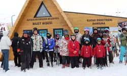 Şehit çocukları, Erciyes'te kayak yaptı