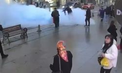 Seyir halindeki motosiklet alev aldı; o anlar kamerada