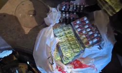 Sobanın içinde 612 sentetik hap ele geçirildi