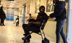 Tamir sırasında hava bastığı lastik patlayınca yaralandı