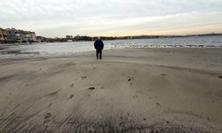 Tekirdağ'da deniz 50 metre çekildi