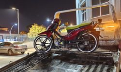 Trafiği tehlikeye atan motosikletlilere toplam 66 bin 206 lira ceza