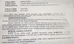 Traktörünün plakası başına dert oldu; sürekli ceza tebligatı geliyor