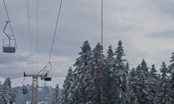 Uludağ'da telesiyej arızalandı; tatilciler metrelerce yükseklikte mahsur kaldı (2)