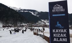 Uzungöl'de horonlu kış festivali coşkusu