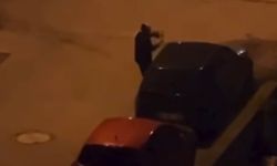 Alkollü olduğu iddia edilen kadın, araçların sileceklerini kırdı