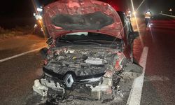 Alkollü sürücünün kullandığı otomobilin çarptığı araç, meyve tezgahına girdi