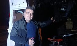 Amasya'da hasta nakil aracı alev aldı: Yatalak hasta kurtarıldı