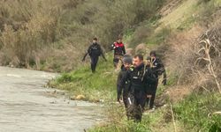 Asi Nehri'nde kaybolan Karakaya'yı arama çalışmaları 4'ncü gününde