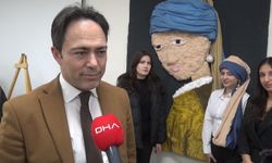 Atıklarla ünlü sanat eserlerinin rölyef ve heykelini yaptılar / Ek fotoğraflar