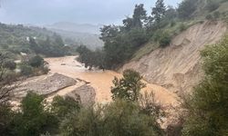 Aydın'da dere taştı; 9 ev tedbir amaçlı tahliye edildi