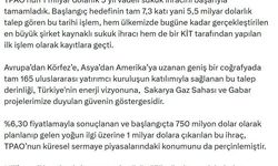 Bakan Bayraktar: TPAO'nun 1 milyar dolarlık sukuk ihracını başarıyla tamamladık