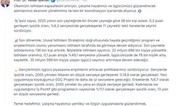 Bakan Işıkhan: İşsiz sayısı, bir önceki çeyreğe göre 58 bin kişi azaldı