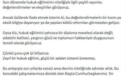 Bakan Tunç'tan 'Hukuk eğitiminde kalite reformu' açıklaması