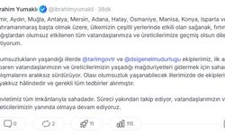 Bakan Yumaklı'dan 'sağanak' ve 'fırtına' açıklaması