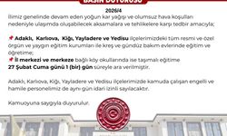 Bingöl'ün 5 ilçesinde eğitime kar engeli (2)