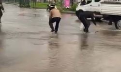 Bodrum'da sağanak; yollar trafiğe kapandı, iş yerlerini su bastı (3)