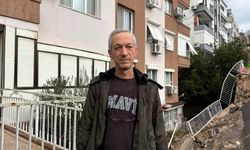 Buca'da istinat duvarı çöktü; apartman sakinleri çözüm bekliyor