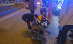 Bursa- Yalova karayolunda motosiklet yayaya çarptı: 2 yaralı