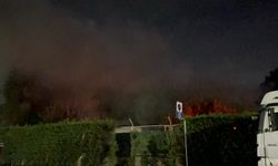 Bursa'da tekstil fabrikasının deposunda yangın