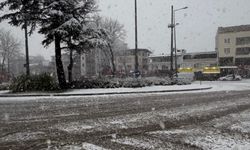 Bursa'da yoğun kar yağışı; araçlar yolda kaldı