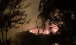 Çanakkale'de otomobil alev aldı