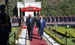 Cumhurbaşkanı Erdoğan, Mısır'da resmi törenle karşılandı