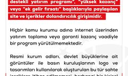 DMM'den dolandırıcılık uyarısı