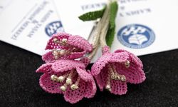 Endemik bitkiler takı ve kumaşa, duygular maniye dökülüyor