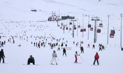 Erciyes'te hafta sonu yoğunluğu