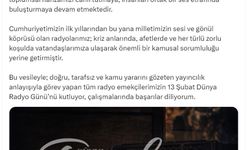 İletişim Başkanı Duran'dan 'Dünya Radyo Günü' mesajı