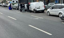 İstanbul- Avcılar'da alkollü sürücünün 4 araca çarptığı kaza kamerada