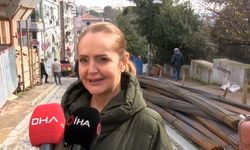 İstanbul - Beşiktaş'ta yokuştan kayan TIR binanın duvarına çarptı