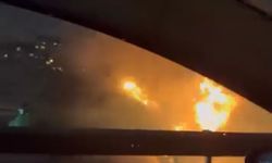 İstanbul - Haliç Köprüsü'nde otomobil yangını