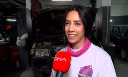 İstanbul - Oto sanayinin 'pembe eldivenli' ustası Amine: Kadınlar korkmasınlar